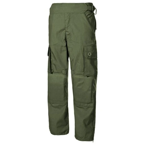 MFH Commando Trousers Smock Ripstop OD Green -Outdoor Series Store 01352 Green 01