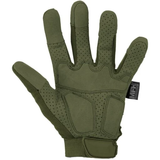 MFH Action Tactical Gloves OD Green -Outdoor Series Store 15843B mfh action tactical gloves od green 2 1