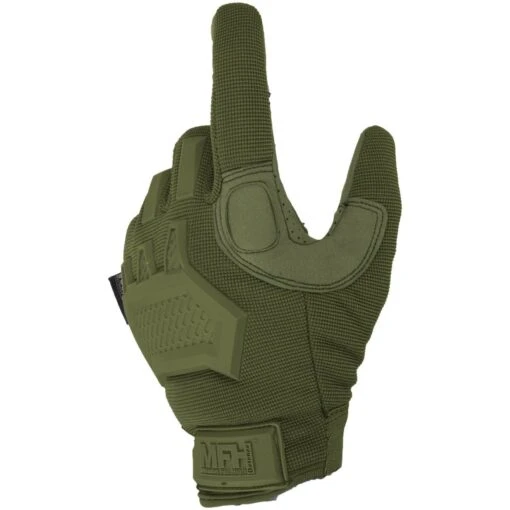 MFH Action Tactical Gloves OD Green -Outdoor Series Store 15843B mfh action tactical gloves od green 3 1