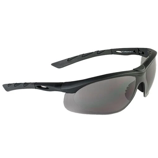 Swiss Eye Lancer Sunglasses - Smoke Lens / Black Rubber Frame -Outdoor Series Store 40321 1