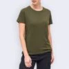 Brandit Ladies T-Shirt Olive -Outdoor Series Store 44004 1 Brandit Ladies T Shirt Olive 01 1