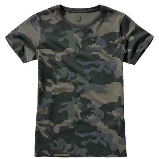 Brandit Ladies T-Shirt Dark Camo -Outdoor Series Store 44004 4 Brandit Ladies T Shirt DarkCamo 01