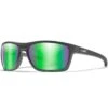 Wiley X WX Kingpin Glasses - Captivate Polarized Green Mirror Lens / Matte Graphite Frame -Outdoor Series Store ACKNG07 1