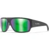 Wiley X WX Vallus Glasses - Polarized Emerald Mirror Lens / Matte Black Frame -Outdoor Series Store ACVLS07 1 NEW