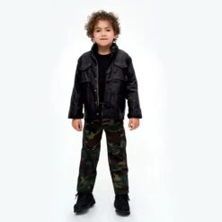 Brandit Kids M-65 Standard Jacket Black -Outdoor Series Store Brandit Kids M 65 Standard Jacket Black 3 1200x1200