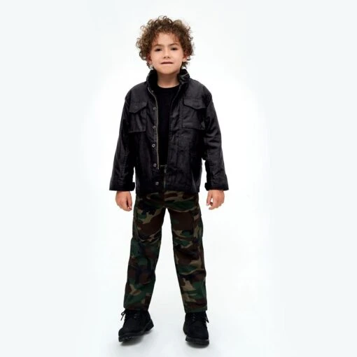 Brandit Kids M-65 Standard Jacket Black -Outdoor Series Store Brandit Kids M 65 Standard Jacket