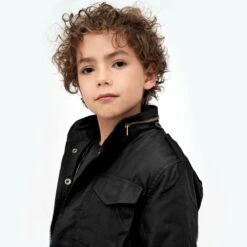 Brandit Kids M-65 Standard Jacket Black -Outdoor Series Store Brandit Kids M 65 Standard Jacket Black 4 1200x1200