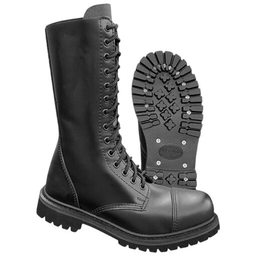 Brandit Phantom Boots 14 Eyelet Black -Outdoor Series Store Brandit Phantom Boots 14 Eyelet Black