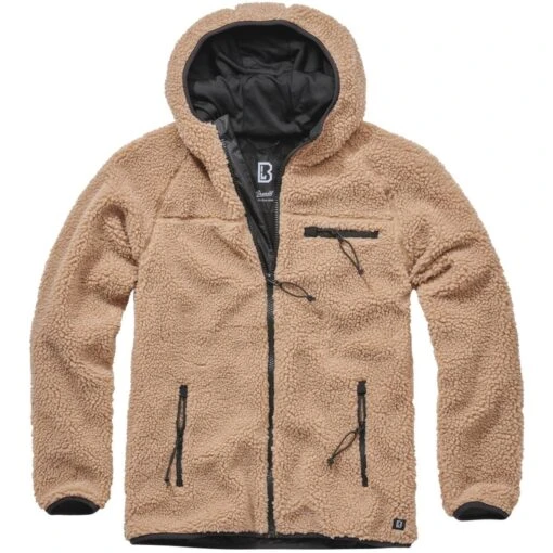 Brandit Teddyfleece Worker Jacket Camel -Outdoor Series Store Brandit Teddyfleece Worker Jacket