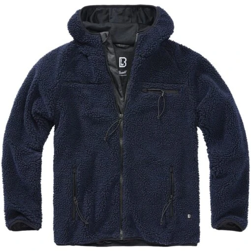 Brandit Teddyfleece Worker Jacket Navy -Outdoor Series Store Brandit Teddyfleece Worker Jacket