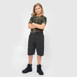 Brandit Kids BDU Shorts Black -Outdoor Series Store BranditKidsBDUShortsBlack 3 1200x1200