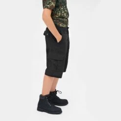 Brandit Kids BDU Shorts Black -Outdoor Series Store BranditKidsBDUShortsBlack 4 1200x1200