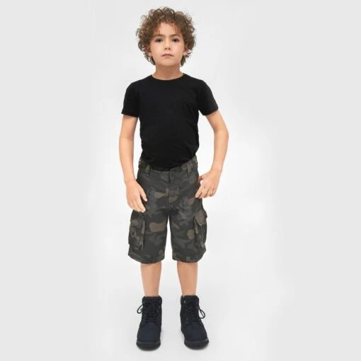 Brandit Kids BDU Shorts Dark Camo -Outdoor Series Store