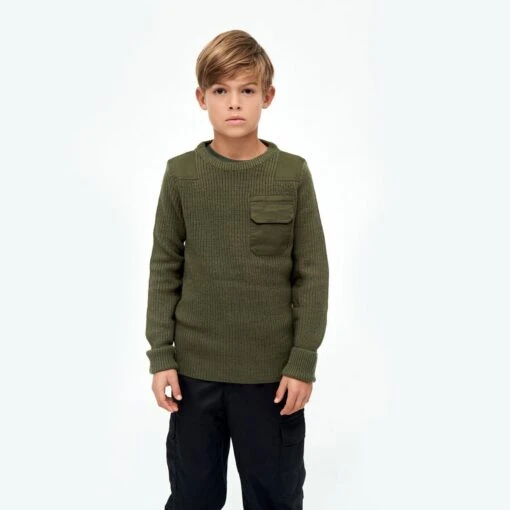 Brandit Kids BW Pullover Olive -Outdoor Series Store