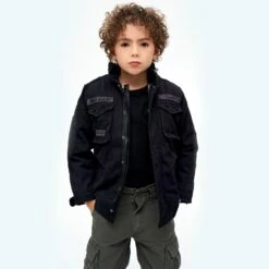 Brandit Kids M-65 Giant Jacket Black -Outdoor Series Store BranditKidsM 65GiantJacketBlack 3 1200x1200