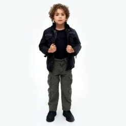 Brandit Kids M-65 Giant Jacket Black -Outdoor Series Store BranditKidsM 65GiantJacketBlack 4 1200x1200