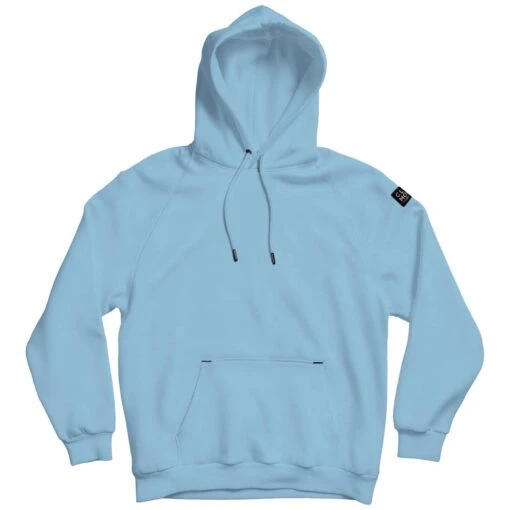 CLOMOD Hoodie "Blank" Lagoon Blue -Outdoor Series Store CLOMOD Hoodie Blank Lagoon Blue 1200 2