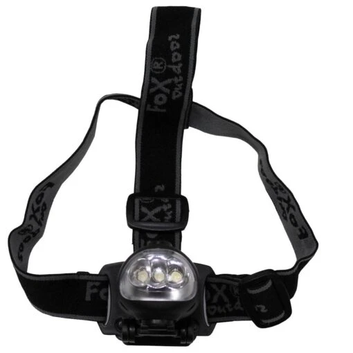 Fox Outdoor Dynamo Head Lamp 3 LED Black -Outdoor Series Store Fox Outdoor Dynamo Head Lamp 3 LED