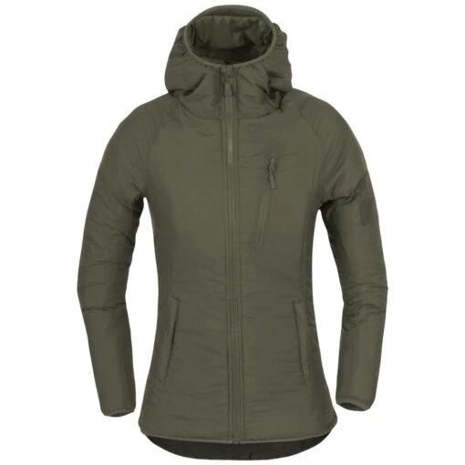 Helikon Women's Wolfhound Hoodie Jacket Taiga Green -Outdoor Series Store