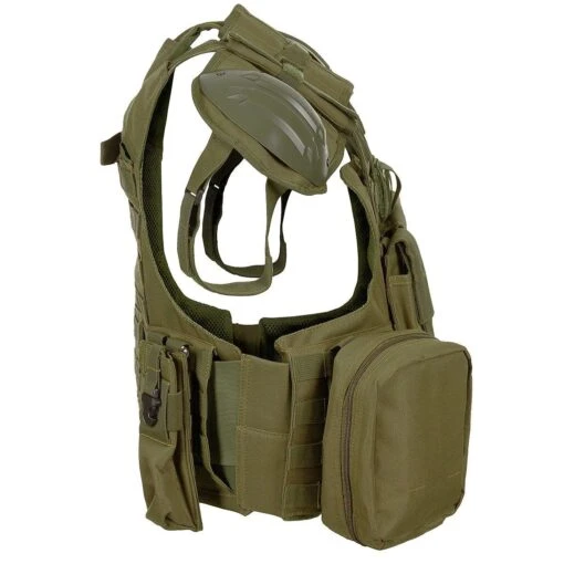 MFH Combat Vest With Quick Release OD Green -Outdoor Series Store MFH04573WESTECOMBATODGREEN4