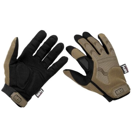 MFH Multipurpose Attack Gloves Coyote Tan -Outdoor Series Store MFH 15841R MultipurposeAttackGlovesCoyoteTan1