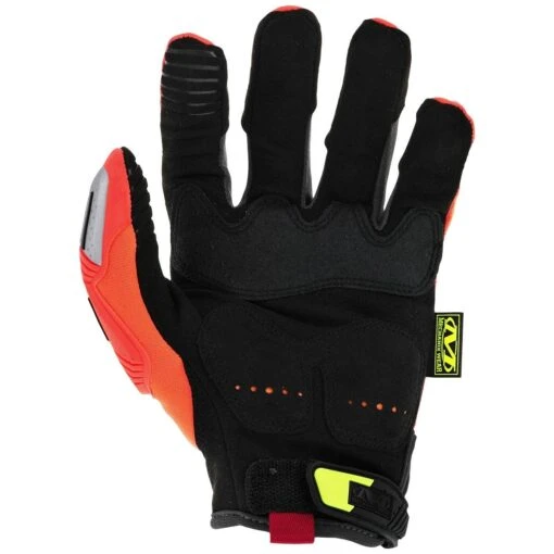 Mechanix Wear M-Pact Hi-Viz Gloves Fluorescent Orange -Outdoor Series Store Mechanix Wear M Pact Hi Viz Gloves Fluorescent