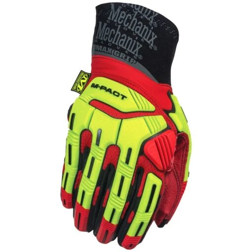 Mechanix Wear M-Pact XPLOR Grip Gloves Fluorescent Yellow -Outdoor Series Store Mechanix Wear M Pact XPLOR Grip Gloves Fluorescent