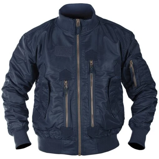 Mil-Tec US Tactical Flight Jacket Dark Blue -Outdoor Series Store Mil Tec Tactical Flight Jacket