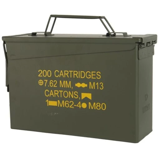 Mil-Tec US Ammo Box M19A1 Cal.30 Olive -Outdoor Series Store Mil TecAmmoBOXM2A1CAL50OLIVEALL1 1