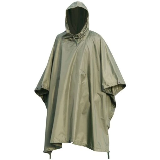 Waterproof Poncho Ripstop Olive -Outdoor Series Store Mil TecPonchoRipstopOlive1 1