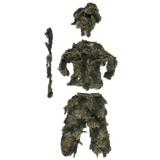 Mil-Tec Ghillie Suit Anti-Fire Basic Woodland -Outdoor Series Store Mil