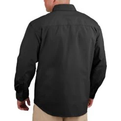 Propper Men's HLX Shirt Long Sleeve Black -Outdoor Series Store Propper HLX Shirt LS Black 4 1001x1001