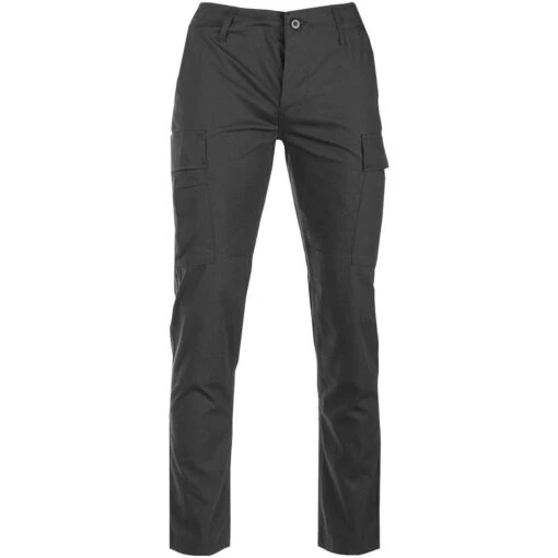 Teesar US BDU Trousers Ripstop SlimFit Black -Outdoor Series Store