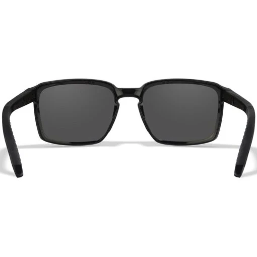 Wiley X WX Alfa Glasses - Captivate Polarized Grey Lenses / Gloss Black Frame -Outdoor Series Store Wiley X WX Alfa