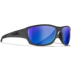 Wiley X WX Climb Glasses - Captivate Polarized Blue Mirror Lenses / Matte Grey Frame -Outdoor Series Store Wiley X WX Climb Glasses ACCLM09 3 1200x1200