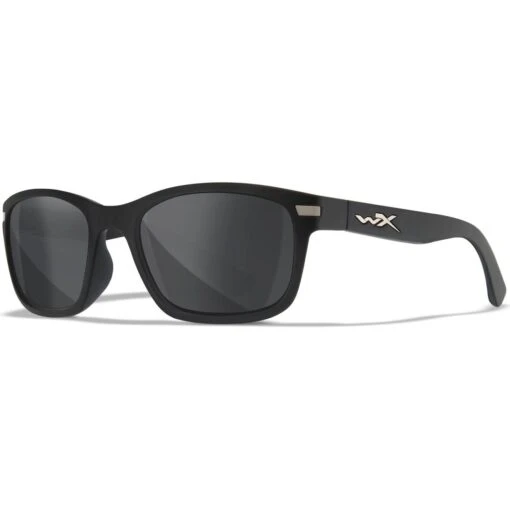 Wiley X WX Helix Glasses - Grey Lenses / Matte Black Frame -Outdoor Series Store Wiley X WX Helix Glasses