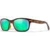 Wiley X WX Helix Glasses - Captivate Polarized Green Mirror Lenses / Gloss Demi Brown Frame -Outdoor Series Store Wiley X WX Helix Glasses AC6HLX07 1 1200x1200