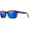 Wiley X WX Helix Glasses - Captivate Polarized Blue Mirror Lenses / Matte Black Frame -Outdoor Series Store Wiley X WX Helix Glasses AC6HLX09 1 1200x1200