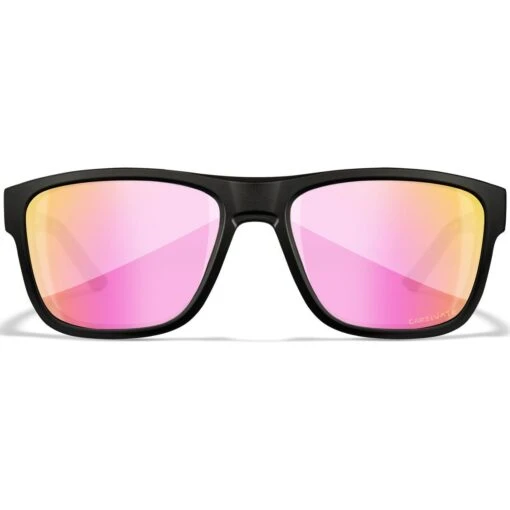 Wiley X WX Ovation Glasses - Captivate Polarized Rose Gold Mirror Lenses / Matte Black Frame -Outdoor Series Store Wiley X WX Ovation