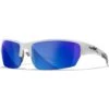 Wiley X WX Saint Glasses - Polarized Blue Mirror Lens / Gloss White Frame -Outdoor Series Store Wiley X WX Saint Glasses CHSAI09 1 1200x1200