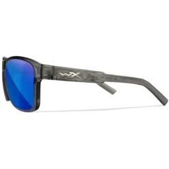 Wiley X WX Trek Glasses - Captivate Polarized Blue Mirror Lenses / Gloss Crystal Dark Grey Frame -Outdoor Series Store Wiley X WX Trek Glasses AC6TRK09 3 1200x1200