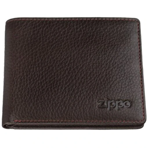 Zippo Leather Credit Card Wallet Brown -Outdoor Series Store Z2006031 Zippo Leather Credit Card Wallet Brown 01