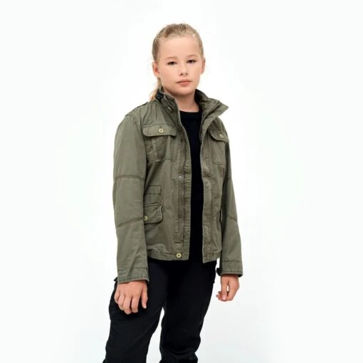 Brandit Kids Britannia Jacket Olive -Outdoor Series Store