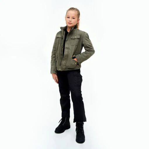 Brandit Kids Britannia Jacket Olive -Outdoor Series Store