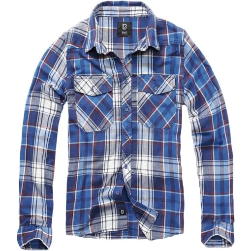 Brandit Check Shirt Navy -Outdoor Series Store brandit wear check shirt navy 1