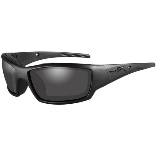 Wiley X WX Tide Glasses - Smoke Grey Lens / Black Ops Matte Black Frame -Outdoor Series Store