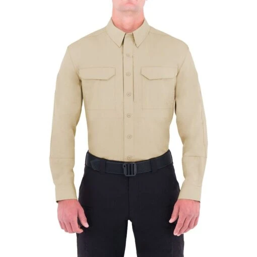 First Tactical Men's Specialist Long Sleeve Tactical Shirt Khaki -Outdoor Series Store first tactical MensSpecialistLongSleeveTacticalShirt KHAKI ALL 1 1