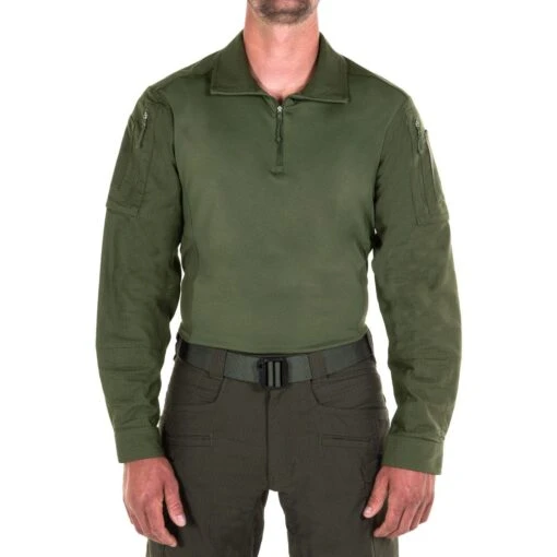 First Tactical Men's Defender Shirt OD Green -Outdoor Series Store first tactical defender shirt od green 1a 1