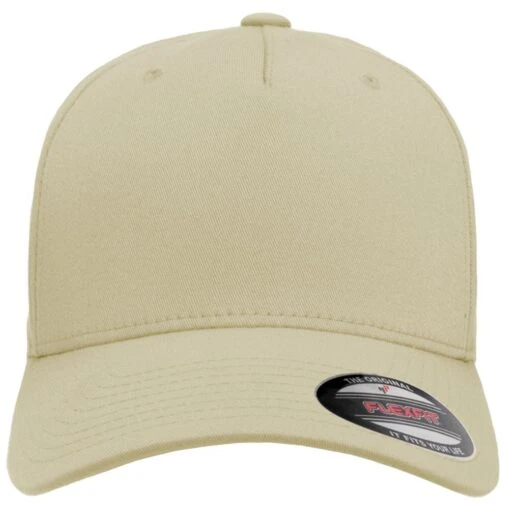 Flexfit 5 Panel Cap Khaki -Outdoor Series Store