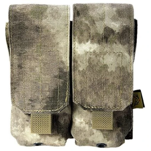 Flyye Double M4/M16 Magazine Pouch MOLLE A-TACS AU -Outdoor Series Store flyye double m4 m16 mag pouch atacsau 2a 2